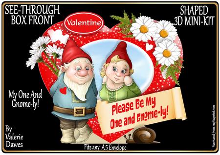 See-through Shaped Box Card - My One and Gnome-ly