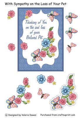 With Sympathy on the Sad Loss of Your Beloved Pet