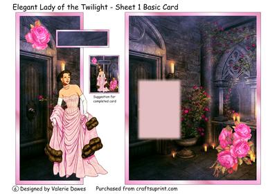 Elegant Lady of the Twilight - Sheet 1 Basic Card