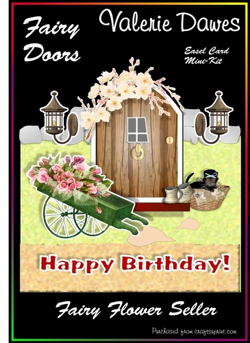 FAIRY DOORS Mini-Kit - Fairy Flower Seller