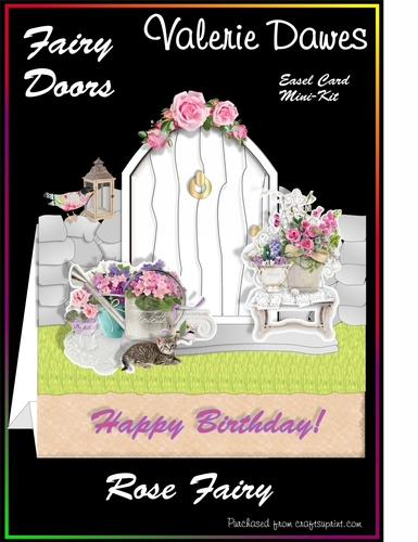 FAIRY DOORS Mini-Kit - Rose Fairy