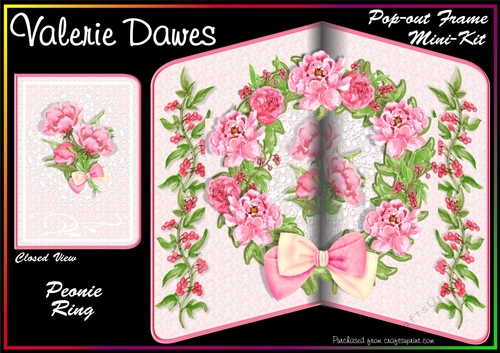 Pop-out Frame Cards - Peonie Ring