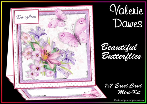 BEAUTIFUL BUTTERFLIES - Floral Delight Easel Cards