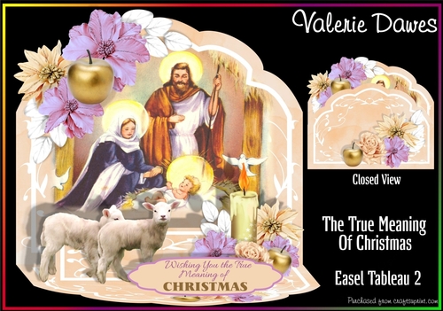 Easel Tableau 2 - The True Meaning of Christmas