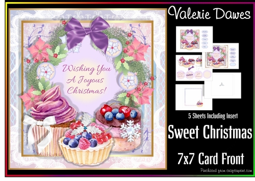 7x7 Card Front - SWEET CHRISTMAS