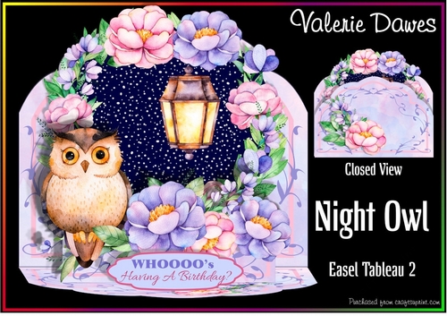 Easel Tableau 2 - Night Owl