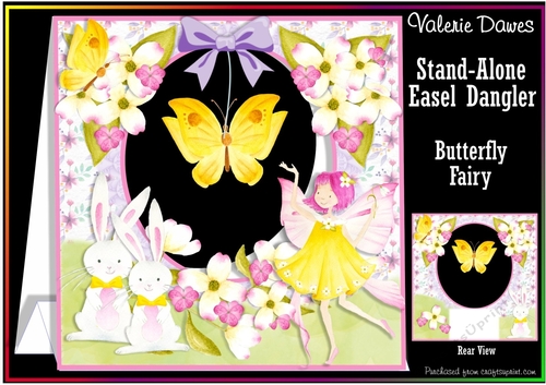 STAND-ALONE EASEL DANGLER - Butterfly Fairy