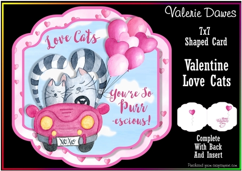 SPRING BEGINNINGS - Valentine Love Cats