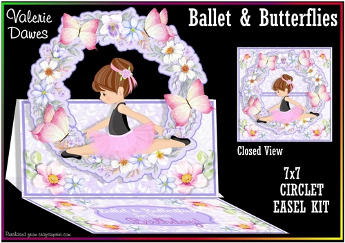 CIRCLET EASEL KIT - Ballet & Butterflies