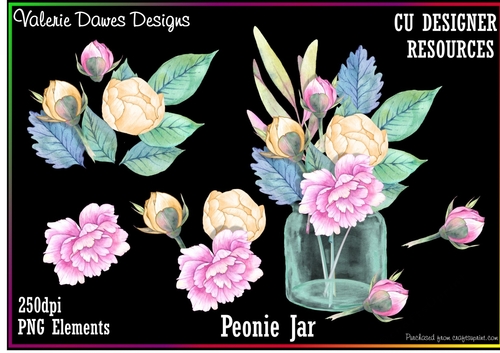 Peonie Jar