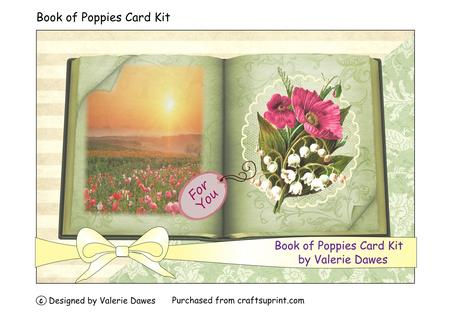 Book of Poppies Card Kit