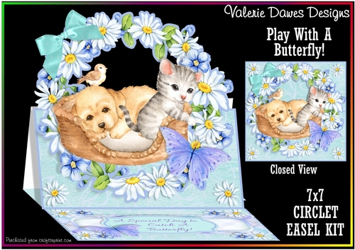 CIRCLET EASEL KIT - Play With A Butterfly