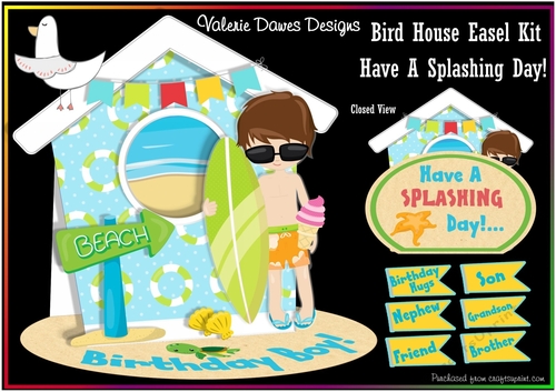 BIRD HOUSE EASEL KIT - A Splashing Day