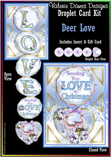 DROPLET CARD - Deer Love
