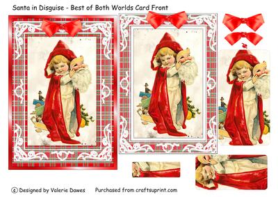 Santa in Disguise - Best of Both Worlds Card Front