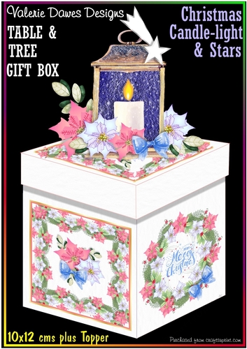 Table & Tree Gift Box - Christmas Candle-light & Stars