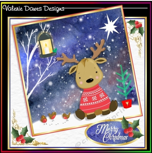 Twisted Topper Card Kit - Christmas in the Woods