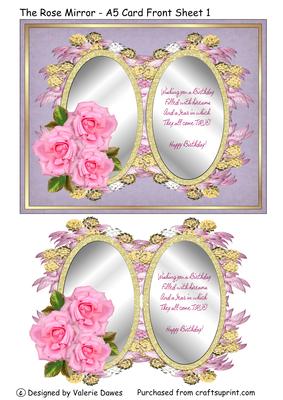 The Rose Mirror - A5 Card Front Sheet 1