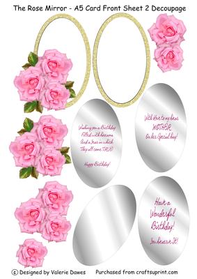 The Rose Mirror - A5 Card Front Sheet 2