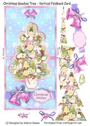 Christmas Goodies Tree - Vertical Foldback Card