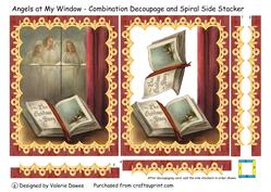 Angels at My Window - Combination Decoupage & Spiral Stacker