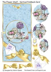 The Flower Shelf - Vertical Foldback Card