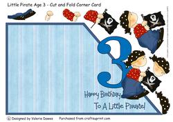 Little Pirate Age Card 3