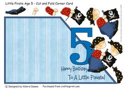 Little Pirate Age Card 5