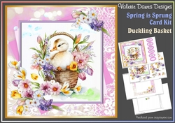 Spring Is Sprung - Duckling in a Basket