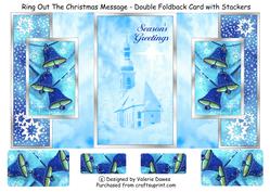 Ring Out the Christmas Message Double Foldback with Stackers