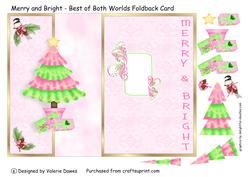 Merry & Bright - Best of Both Worlds Foldback Card