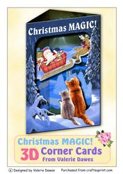 3D Corner Card Kit - Christmas Magic!
