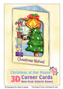 3D Corner Card Kit - Christmas at Our House