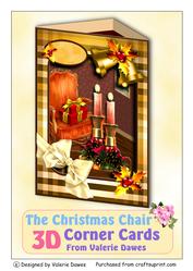 3D Corner Card Kit - the Christmas Chair