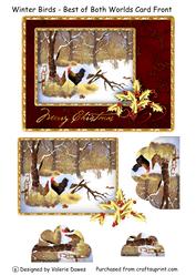 Winter Birds - Best of Both Worlds Card Front