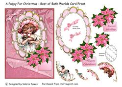 A Puppy for Christmas - Best of Both Worlds Card Front