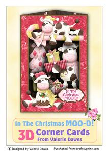 3D Corner Card Kit - in the Christmas Moo-d!
