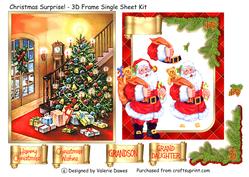 Christmas Surprise! - 3D Frame Single Sheet Kit