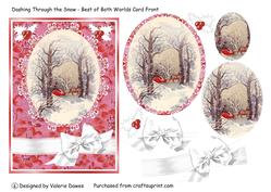 Dashing Through the Snow - Best of Both Worlds Card Front