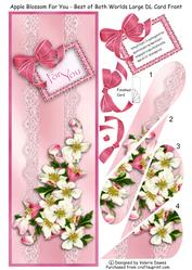 Apple Blossom for You - Best of Both Worlds Large Dl Card