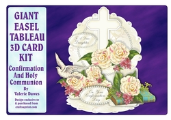 Giant Easel Tableau 3D Card Kit - Confirmation/communion