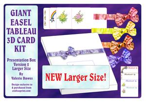 Giant Easel Tableau Presentation Box Version 2 - Larger Size