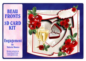 Beau Fronts 3D Card Kit - Engagement