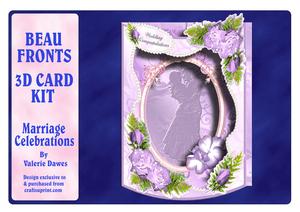 Beau Fronts 3D Card Kit - Marriage Celebrations