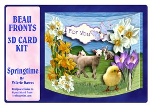 Beau Fronts 3D Card Kit - Springtime