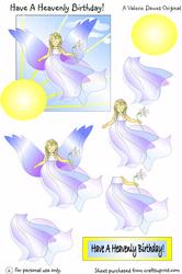 Have a Heavenly Birthday! Decoupage
