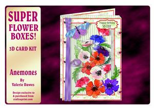 Super Flower Boxes 3D Kit - Anemones
