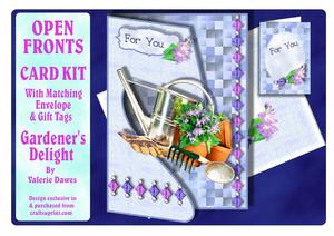 Open Front Card Kit - Gardener's Delight