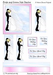 Bride and Groom Side Stacker
