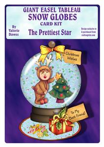 Easel Tableau Snow Globes - the Prettiest Star